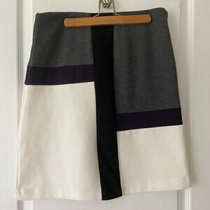 Adrienne Vittadini Color block Skirt, 8, Excellent
